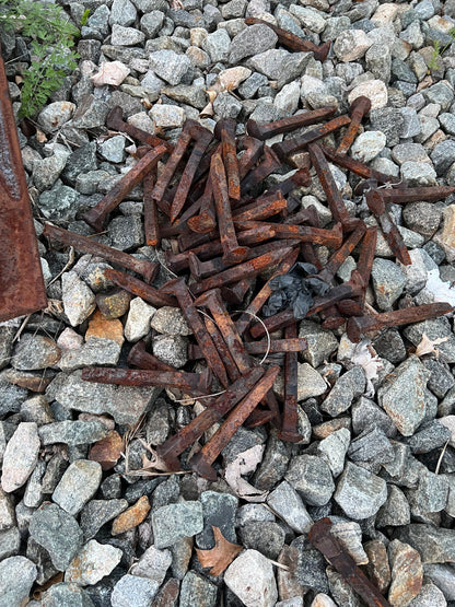 Iron Railroad Spikes